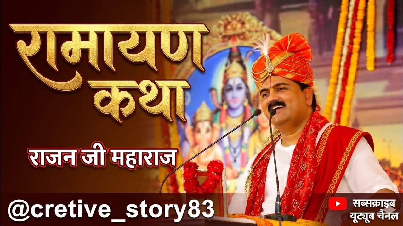 Part-15 /Rajan Ji Maharaj Ramayan Katha | Hanuman Ji Ka Samundra Langhan | Sundarkand Katha