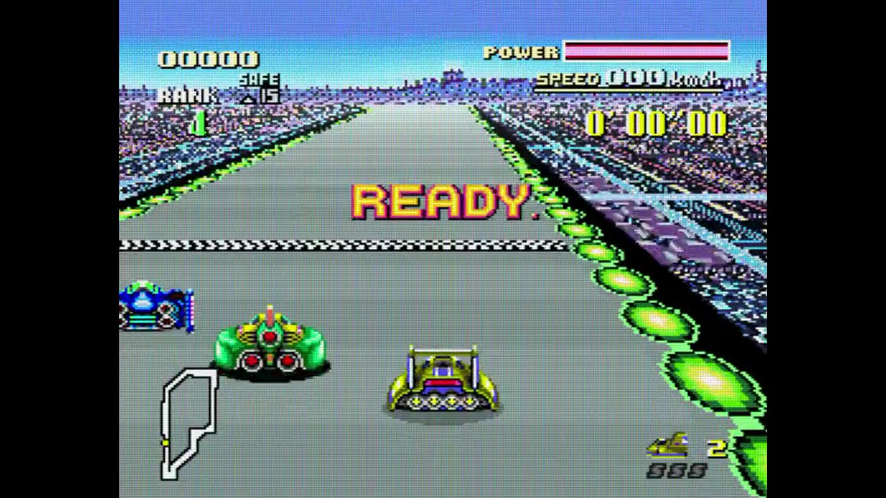 F-Zero (SNES) Knight League Master difficulty as Golden Fox