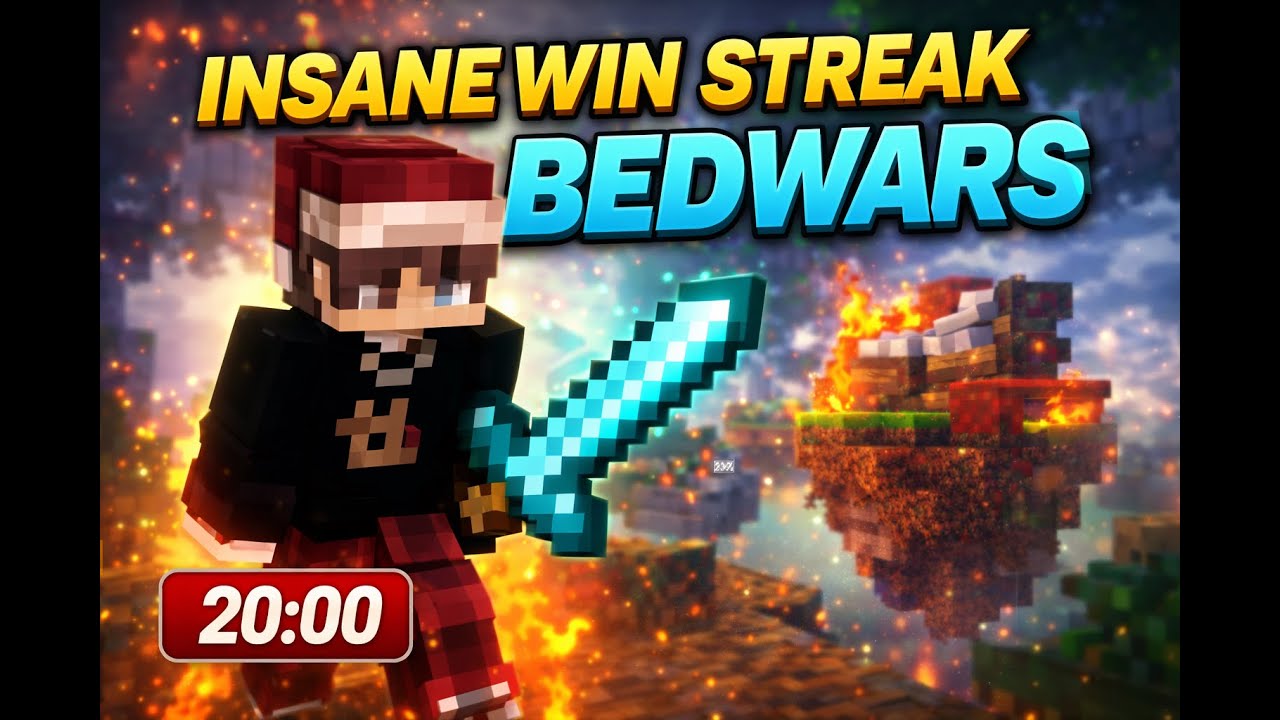 “20 Minutes of BedWars, Only Wins”