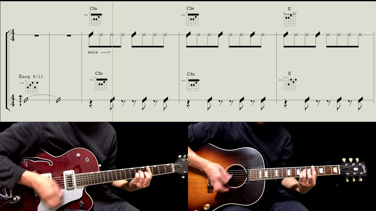 Guitar Score : All I've Got To Do - The Beatles