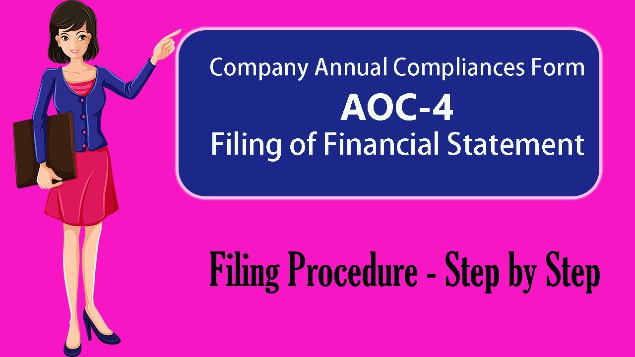 Form AOC-4 Filing of Financial Statement and other documents| Company Annual Compliance