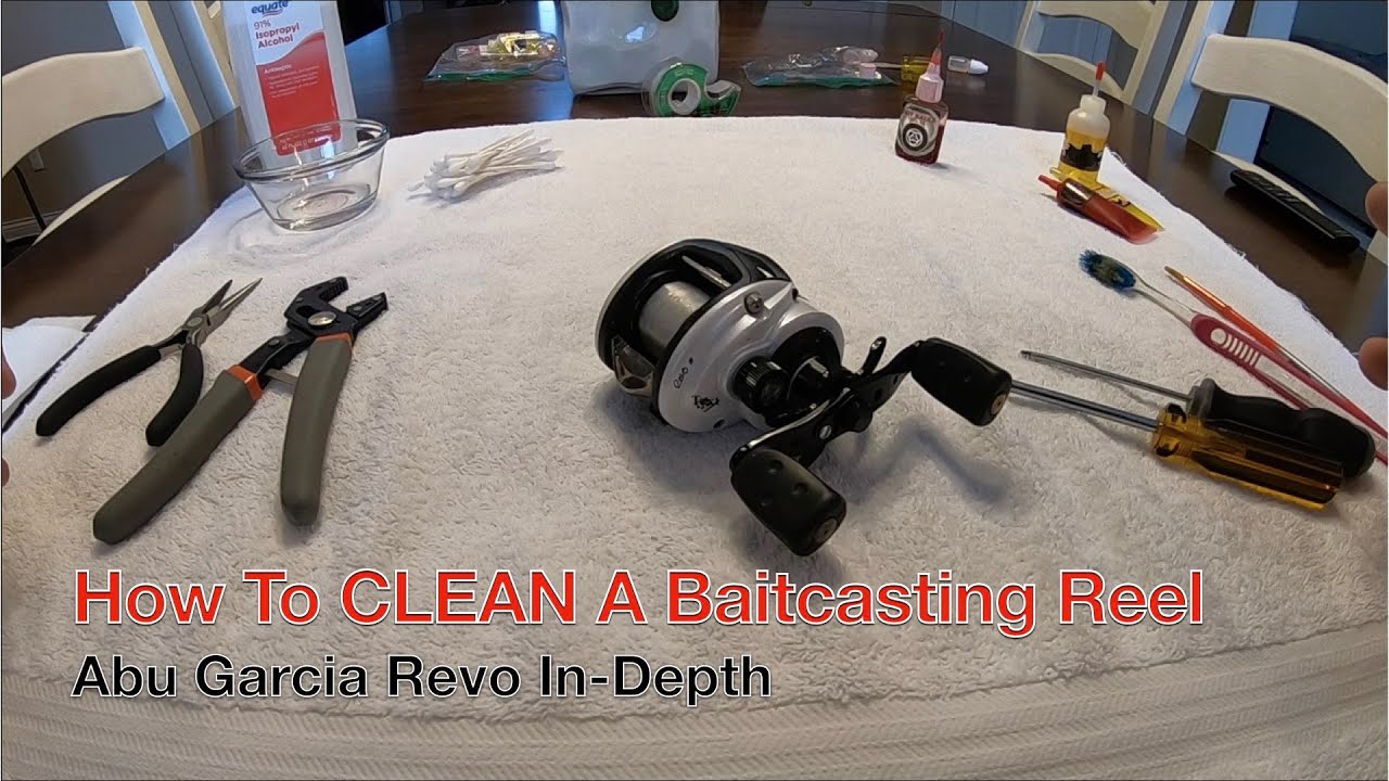 How To CLEAN A Baitcasting Reel - Abu Garcia Revo (In Depth)