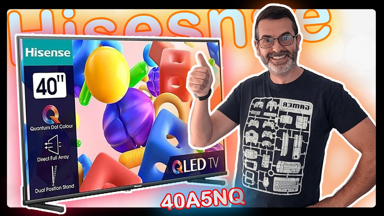 Hisense 40A5NQ - QLED TV, 40 Pulgadas, Dolby Atmos, Modo Juego...