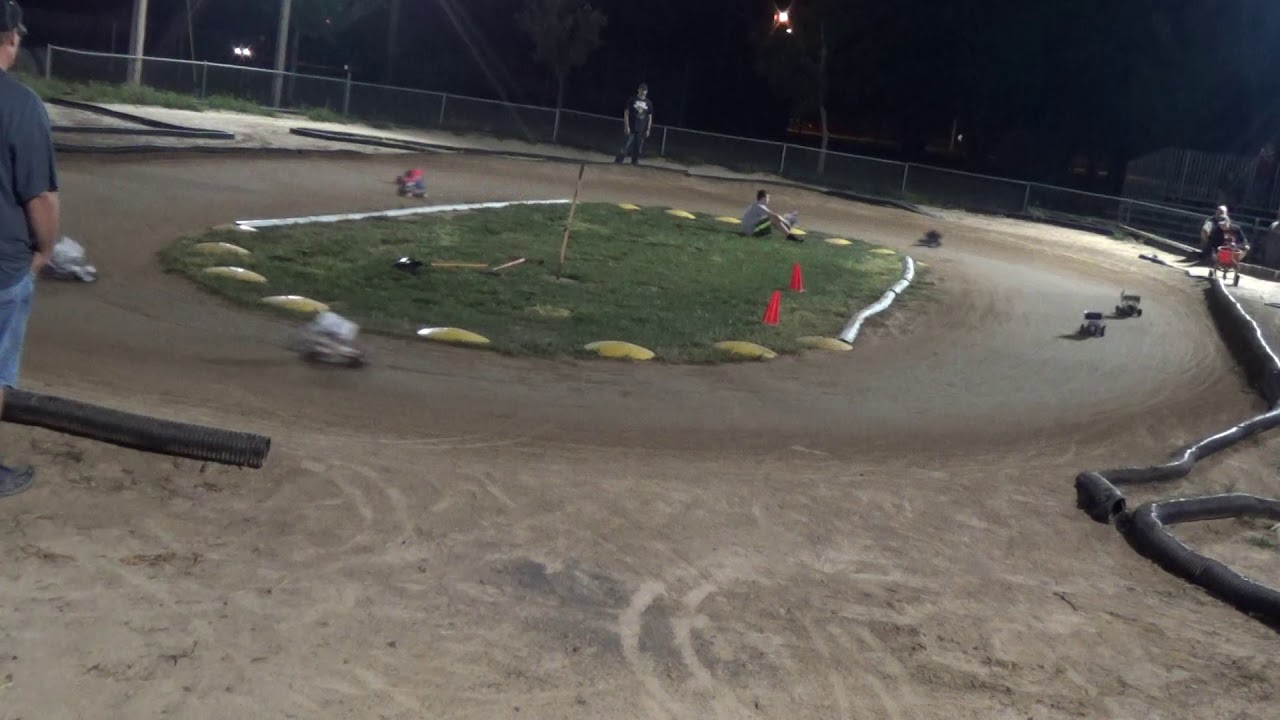 RC Dirt Oval Open Sprint Main Grand Island, Ne