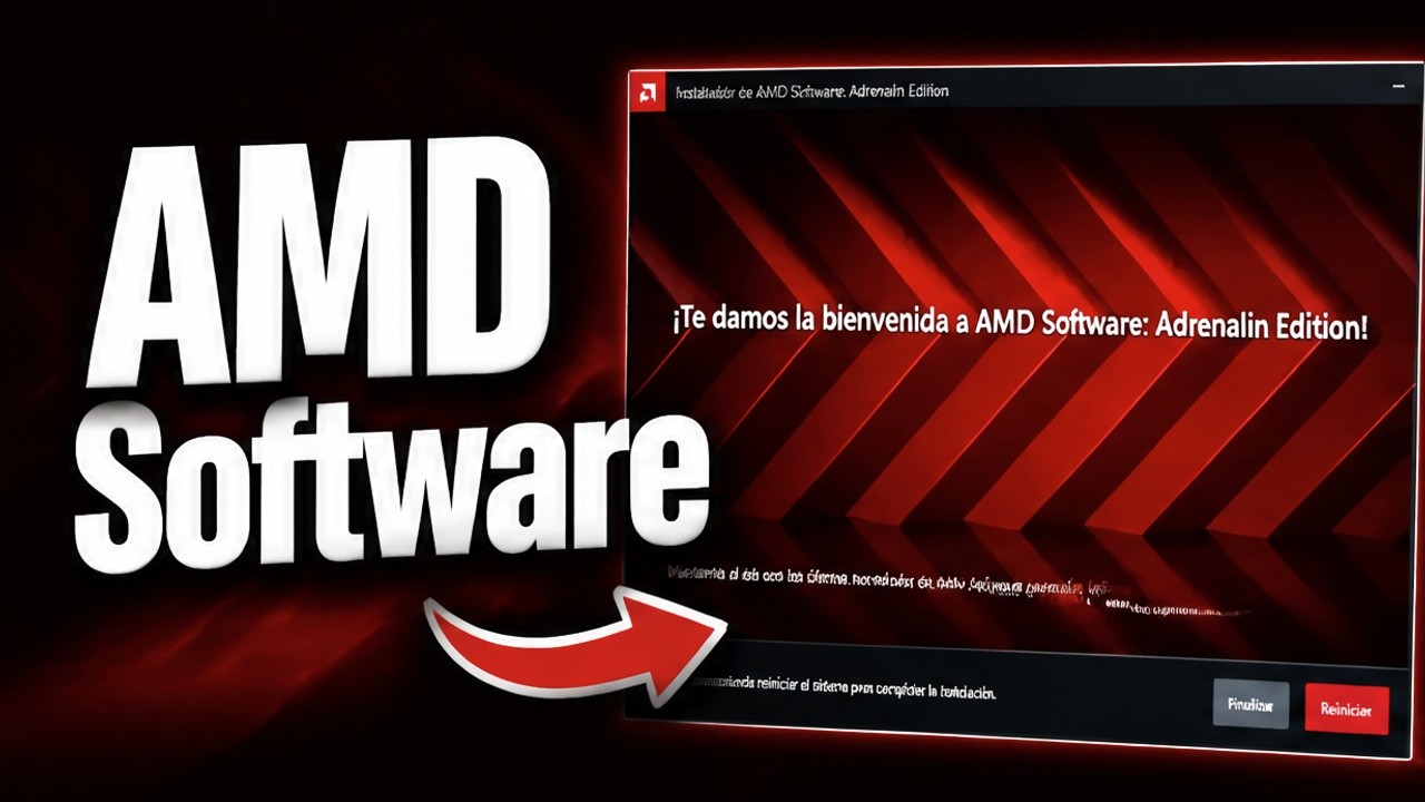Como Instalar DRIVER de tu TARJETA GRÁFICA AMD | AMD Software