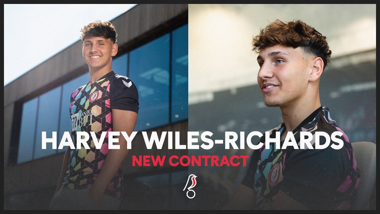 Harvey Wiles-Richards signs a new contract with Bristol City! ✍️