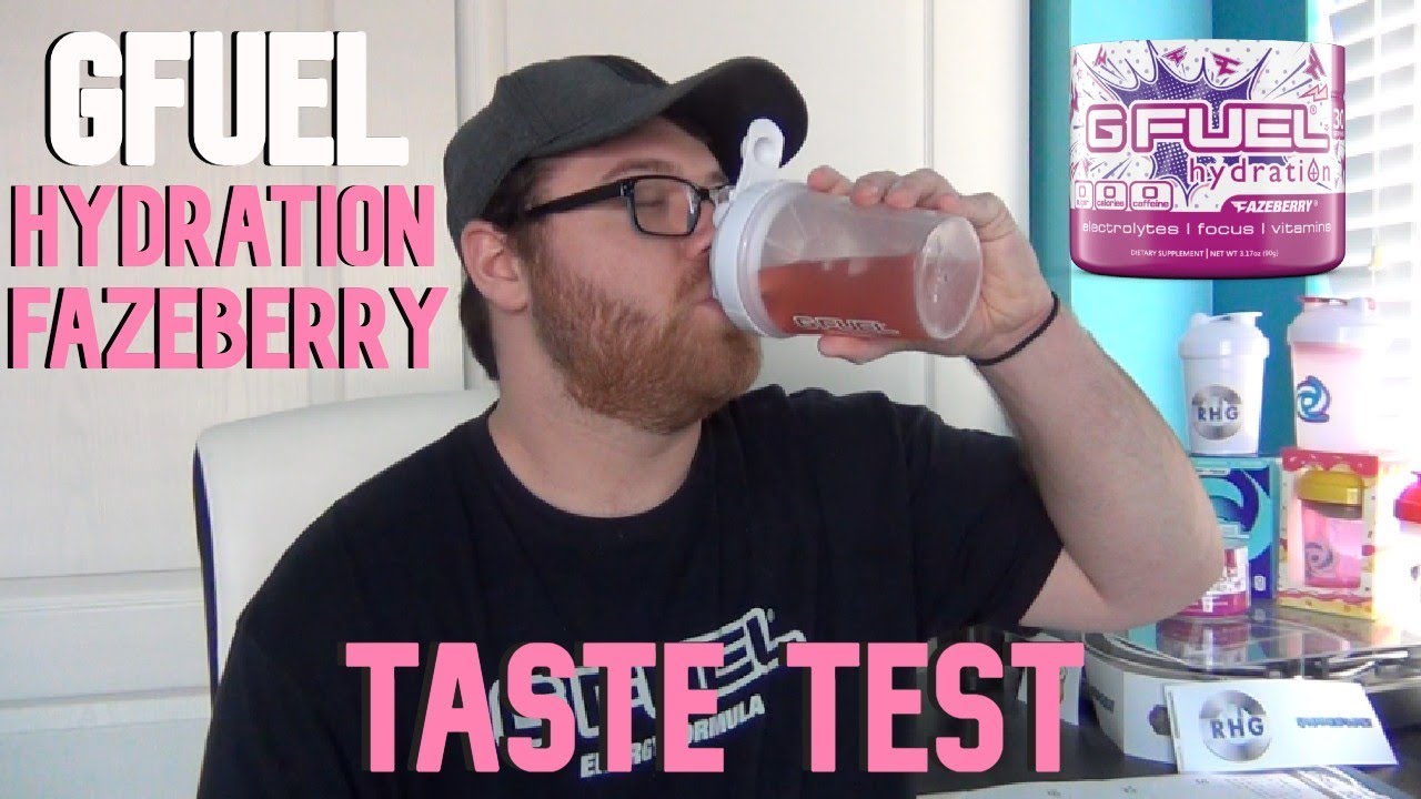 GFuel Hydration FaZeberry (Taste Test)