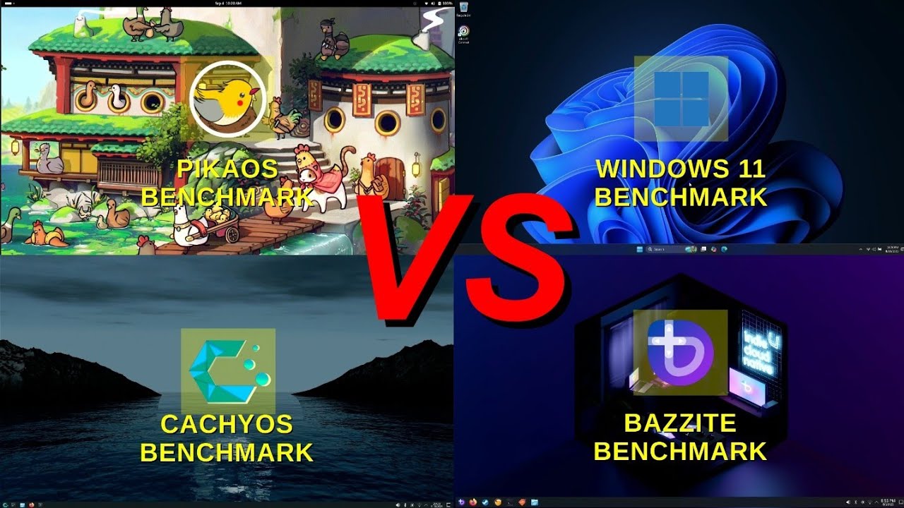Windows 11 vs Cachyos vs Bazzite vs Pikaos | Gaming Performance & FPS Benchmark Test
