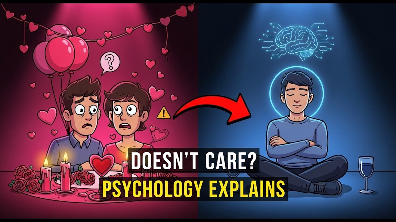 Psychology of People Who Don't Care About Valentine's Day