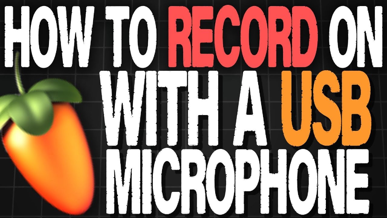 HOW TO RECORD ON FL STUDIO WITH A USB MIC (WITH NO LATENCY)