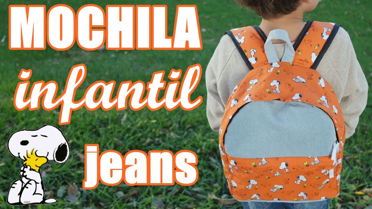 Diy Mochila jeans infantil - Suellen Redesign