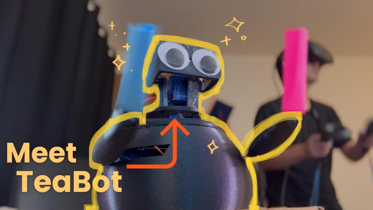 How I Built a VR-Controlled Robot | TEABOT Made Fun! | 虛擬現實操控機器人