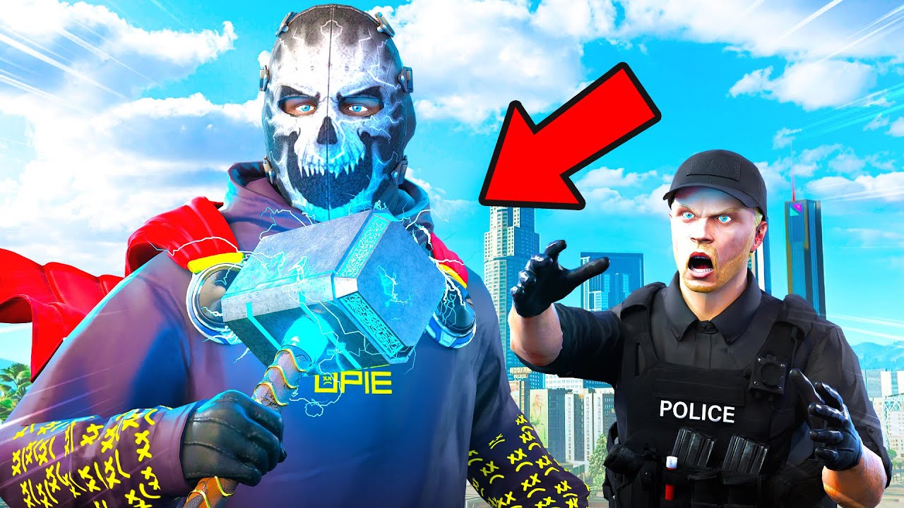 Опи получил МОЛОТ ТОРА в GTA5 RolePlay