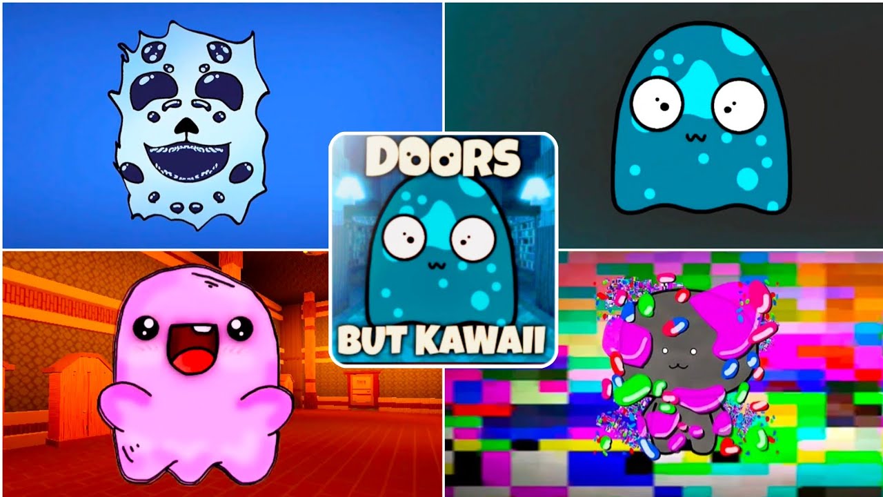DOORS But KAWAII 😱 New HALT Update! | Cute Horror in Roblox DOORS