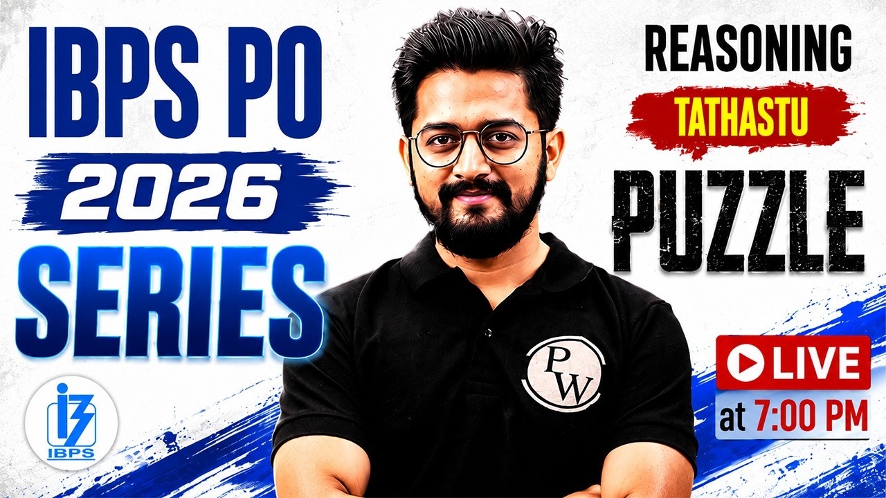IBPS PO 2026 Reasoning Puzzle | Most Expected Puzzles for Prelims | by Sachin Sir