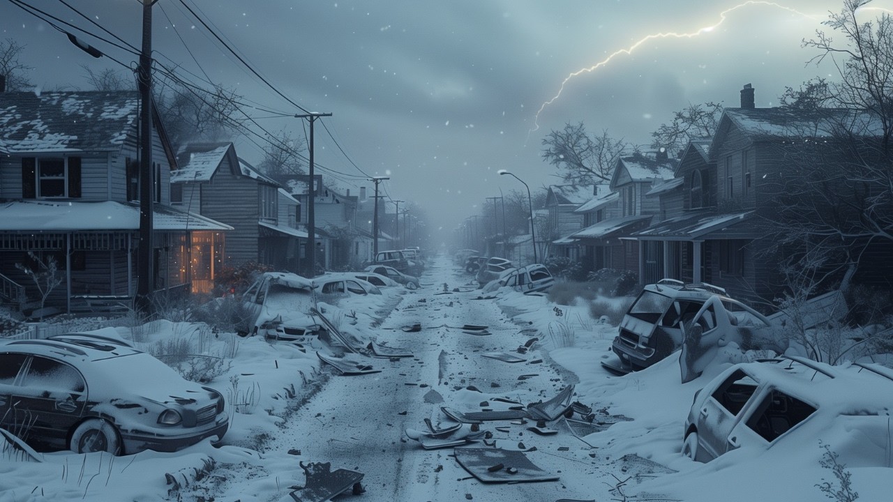Abandoned Suburban Neighborhood - Weeks After The Flash | Dystopian Dark Ambience