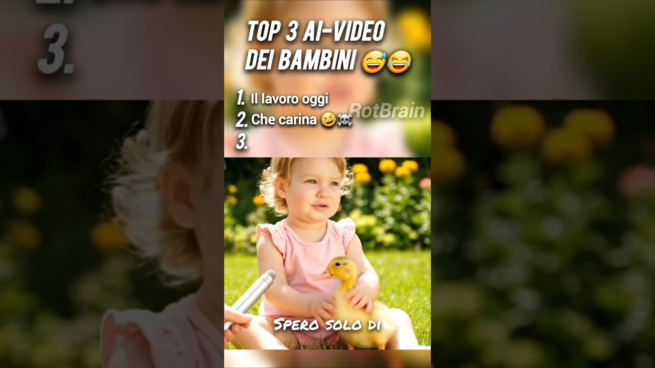 😱 &Egrave; ASSURDO! Questi Bambini IA Sono... #shorts