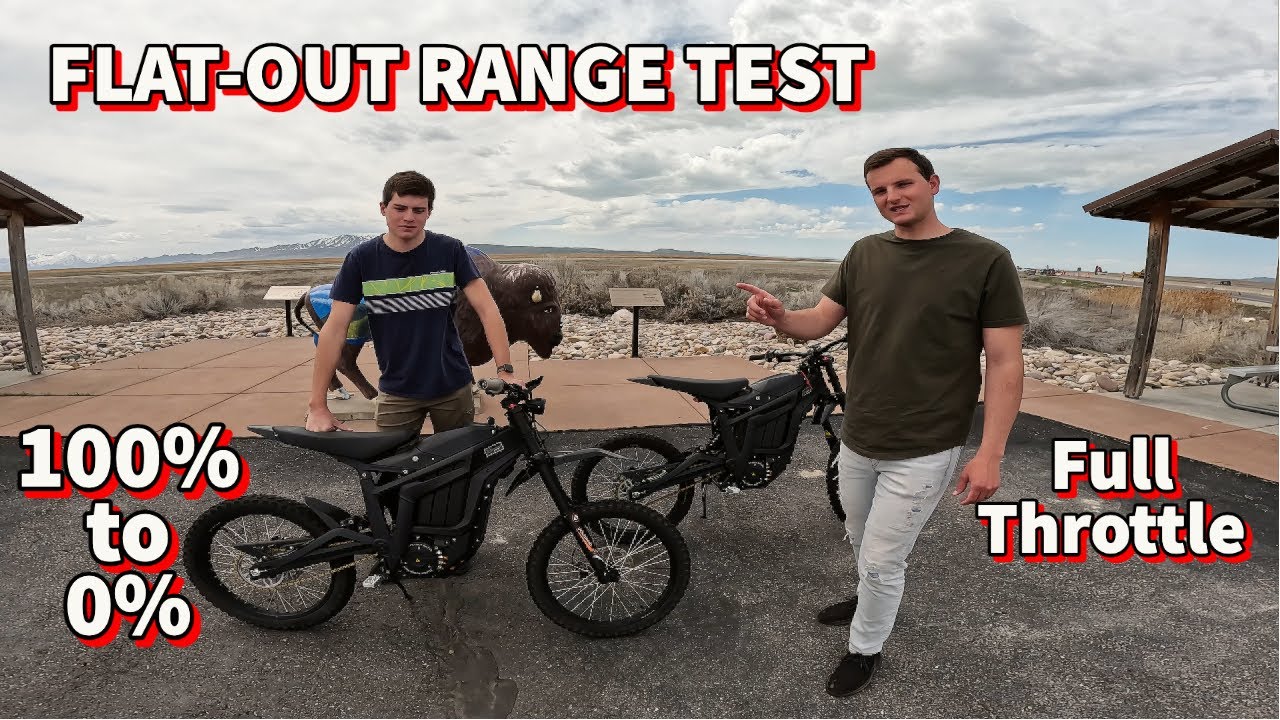 First Ever Talaria Sting Flat-Out Range Test! We go full throttle until they die!