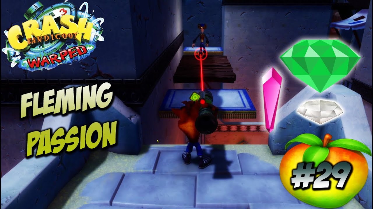 GEMMA VERDE FLEMING PASSION - CRASH BANDICOOT 3 - WARPED - EP. 29 - GAMEPLAY ITA - GUIDA 105%