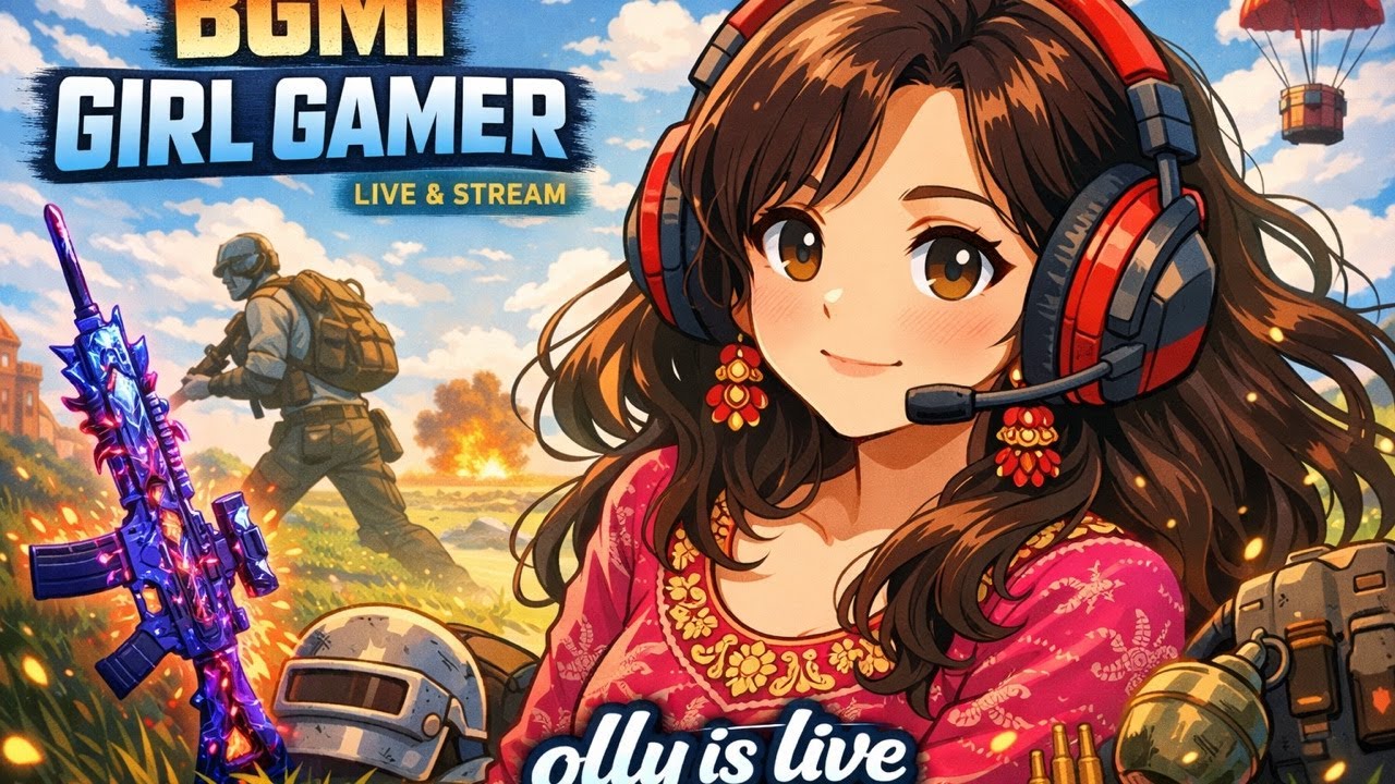 GOLD TO CONQUEROR RANK PUSH | OLLY IS LIVE | #shorts #shortsfeeds #shortslive #girlgamer #bgmi #rank