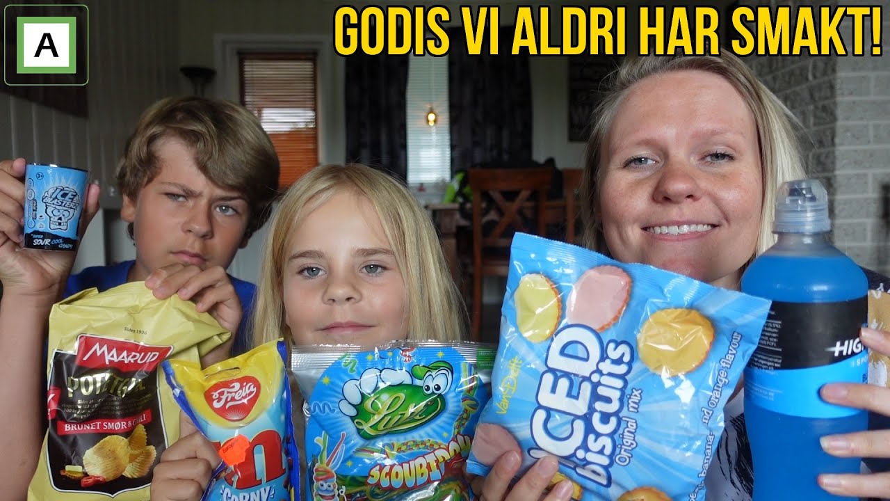 TESTER GODTERI VI ALDRI HAR SMAKT FØR FRA EUROPRIS!