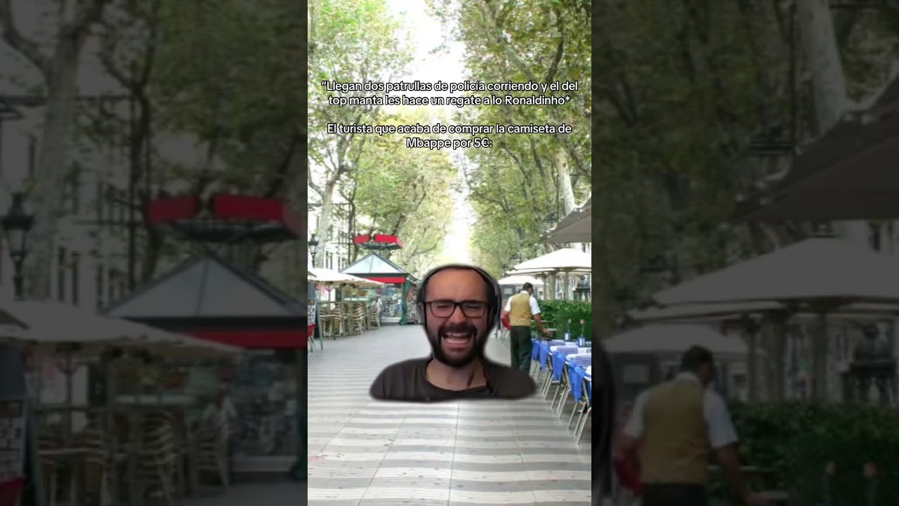"Así reacciona un turista al ver un regate del top manta 