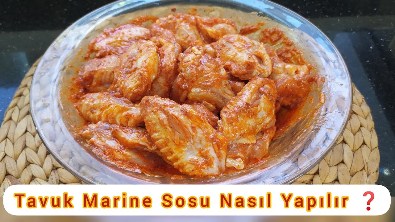 TAVUK KANAT MANGAL SOSU 💯 TAVUK MARİNE İSLEMİ NASIL YAPILIR❓KEBAPÇILARDAKİ LEZZETİ ARATMAYAN TARİF👌