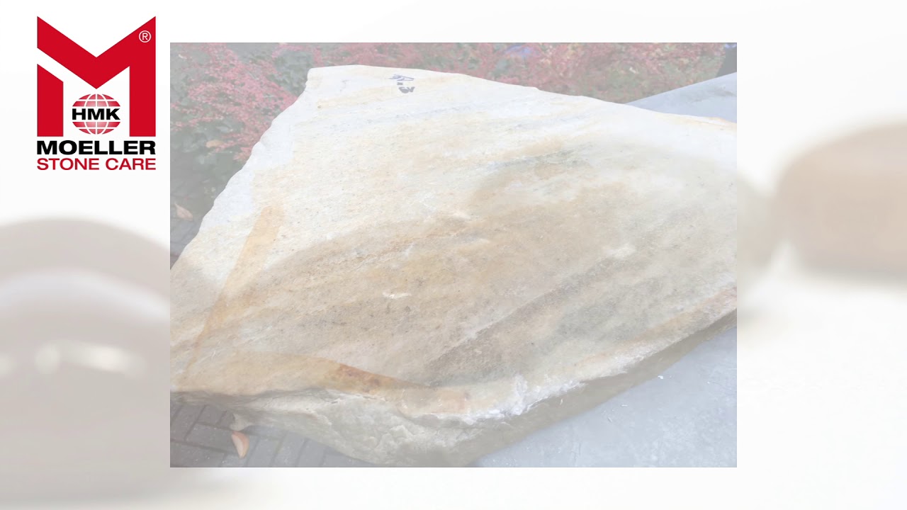Stain removal from natural stone