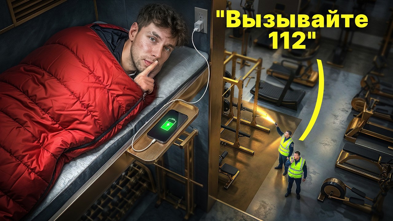Как Долго Можно ТАЙНО жить в ЭЛИТНОЙ Качалке?