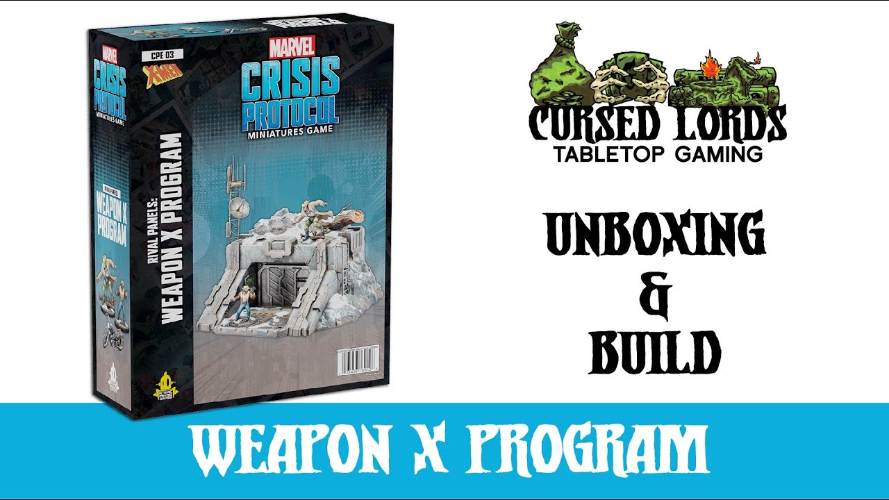Crisis Protocol Rivals Panel Weapon X Program Unboxing