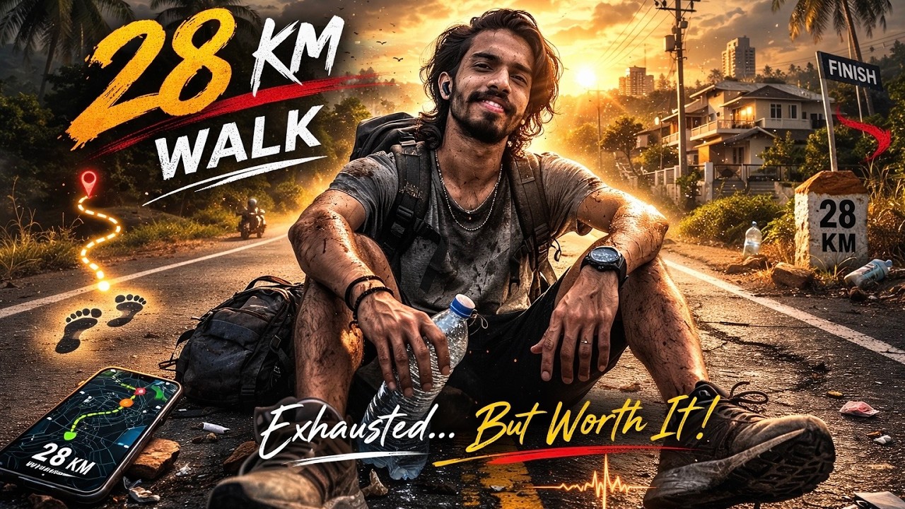 Walked 28 Km?😱THIS IS WHAT HAPPENED 🥵🔥