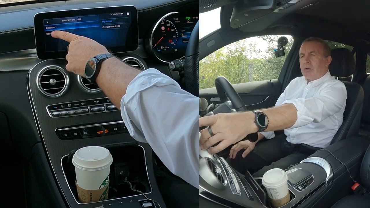 How to delete a mobile from the MBUX system in a 2021 Mercedes Benz GLC