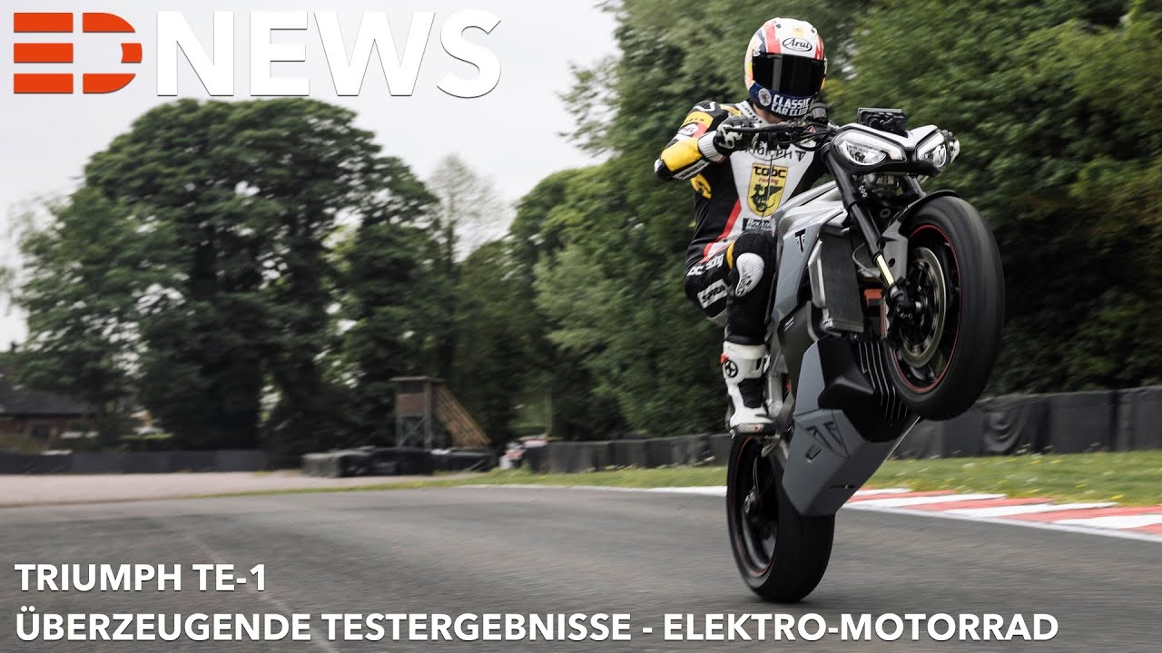 Triumph TE-1 Prototyp: überzeugende Testergebnisse | Das Elektromotorrad der Zukunft? Electric Drive