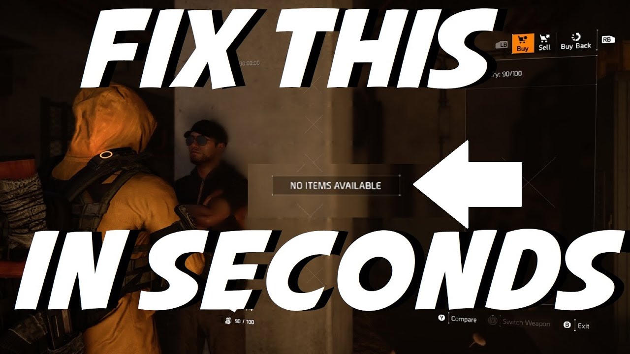 HOW TO FIX THE THIEVES DEN VENDOR IN SECONDS || The Division 2