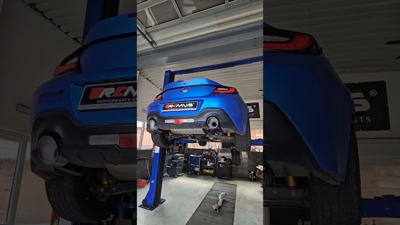 Subaru BRZ - REMUS CAT-back vs. GPF-BACK system and EVENTURI #subarubrz #remus #eventuri