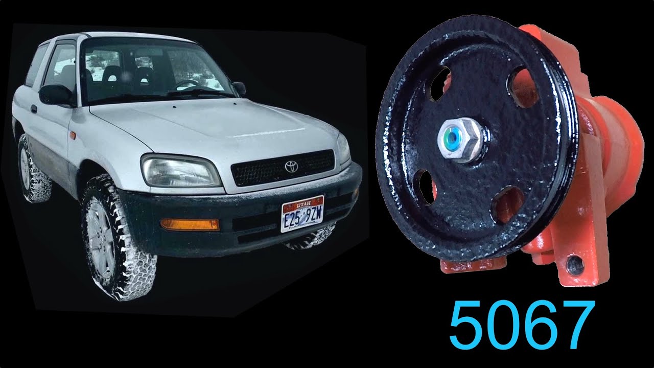 Замена насоса гидроусилителя руля Toyota RAV4 1997 года (серия 27)