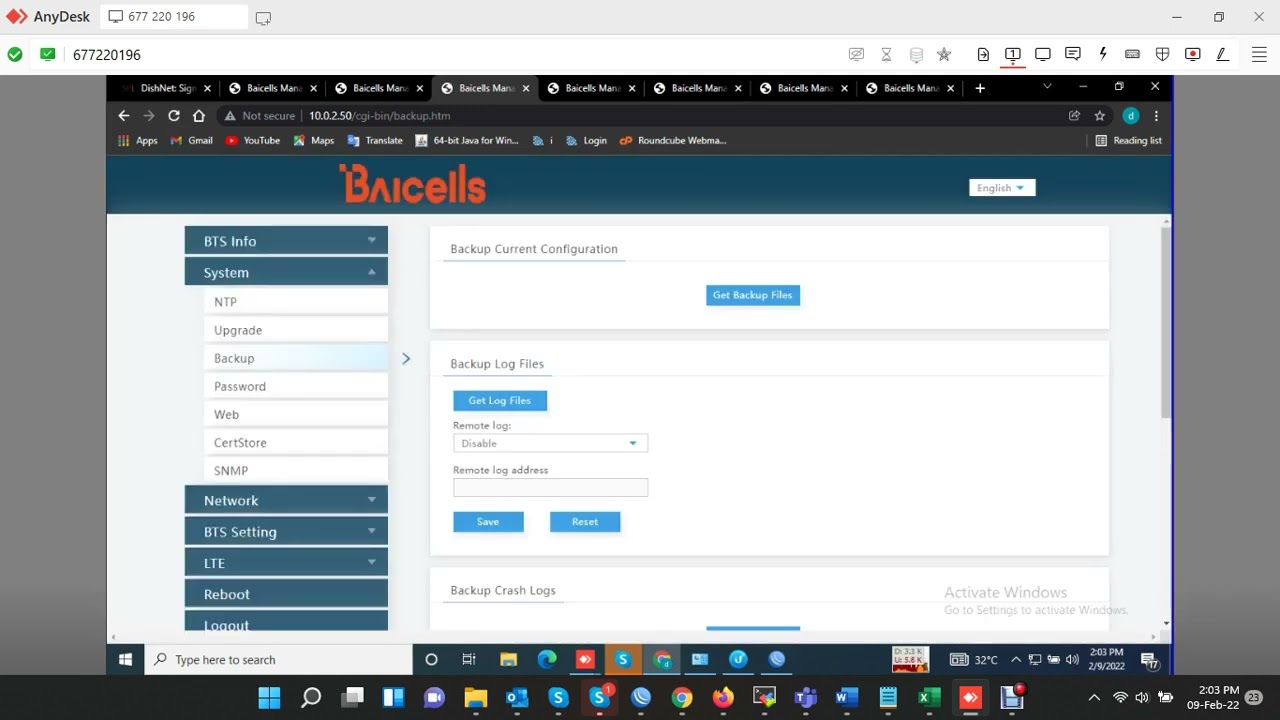 How to Download Baicell LTE Backup  File