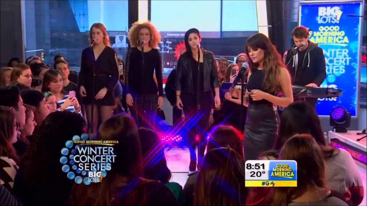 Battlefield - Lea Michele [LIVE GOOD MORNING AMERICA] HD
