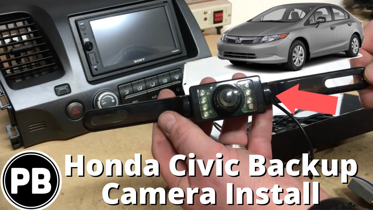 2006 - 2011 Honda Civic Backup Camera Install
