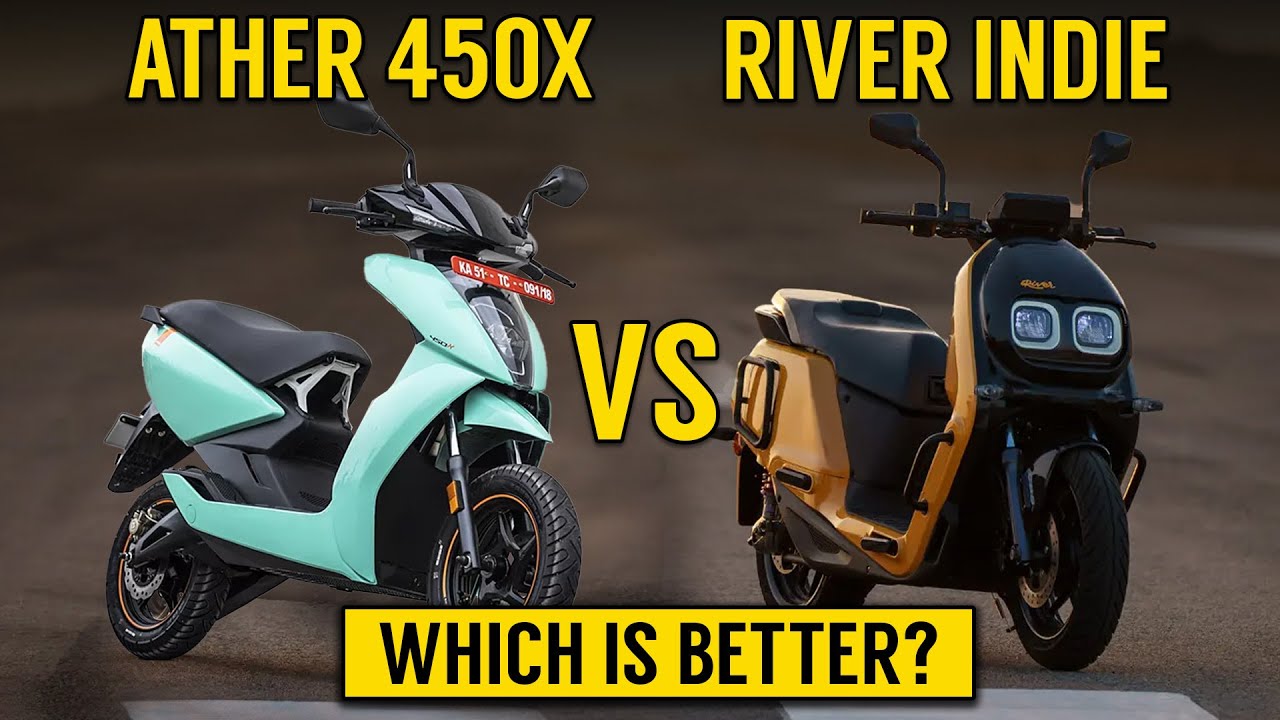 Ather 450x VS River Indie | Detailed comparison | Ather VS River Indie | Which is better?