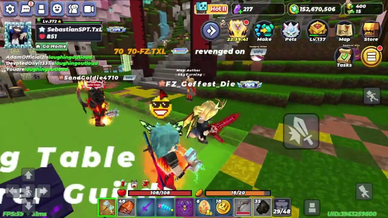 farming toxic fz member (she was toxic so ye plus im TT member she didnt know)