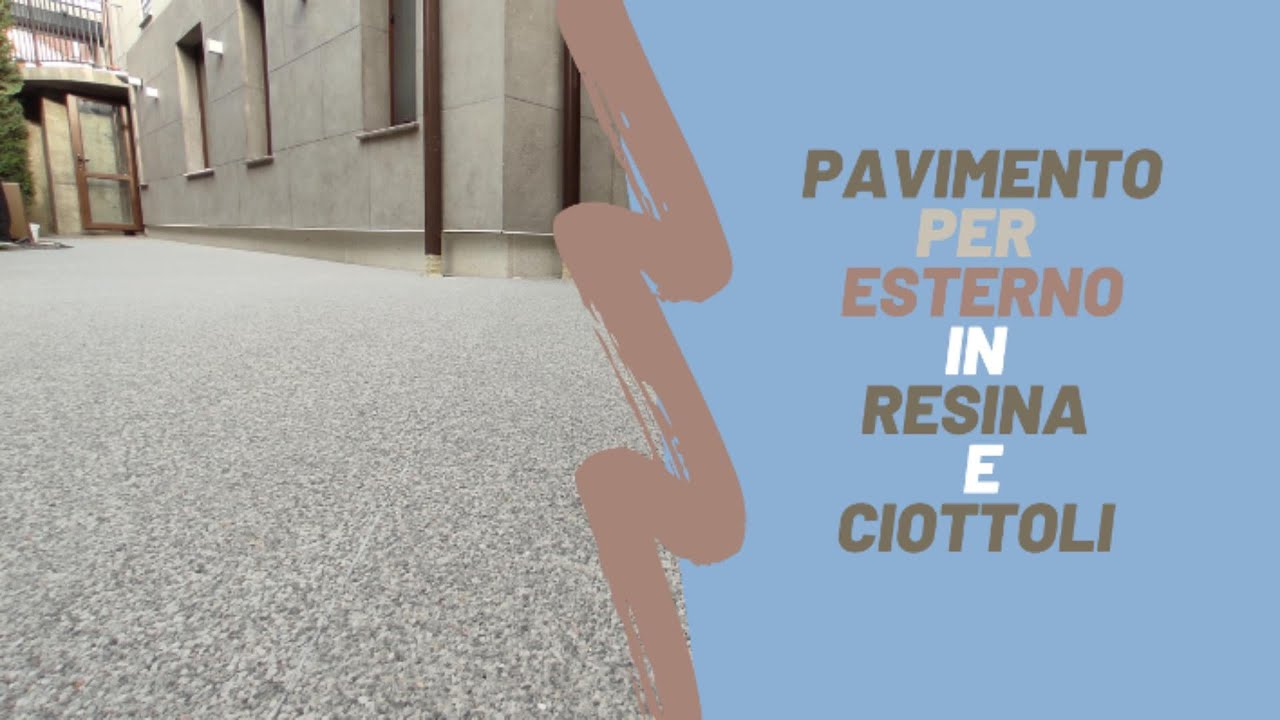 Pavimento per esterni drenante