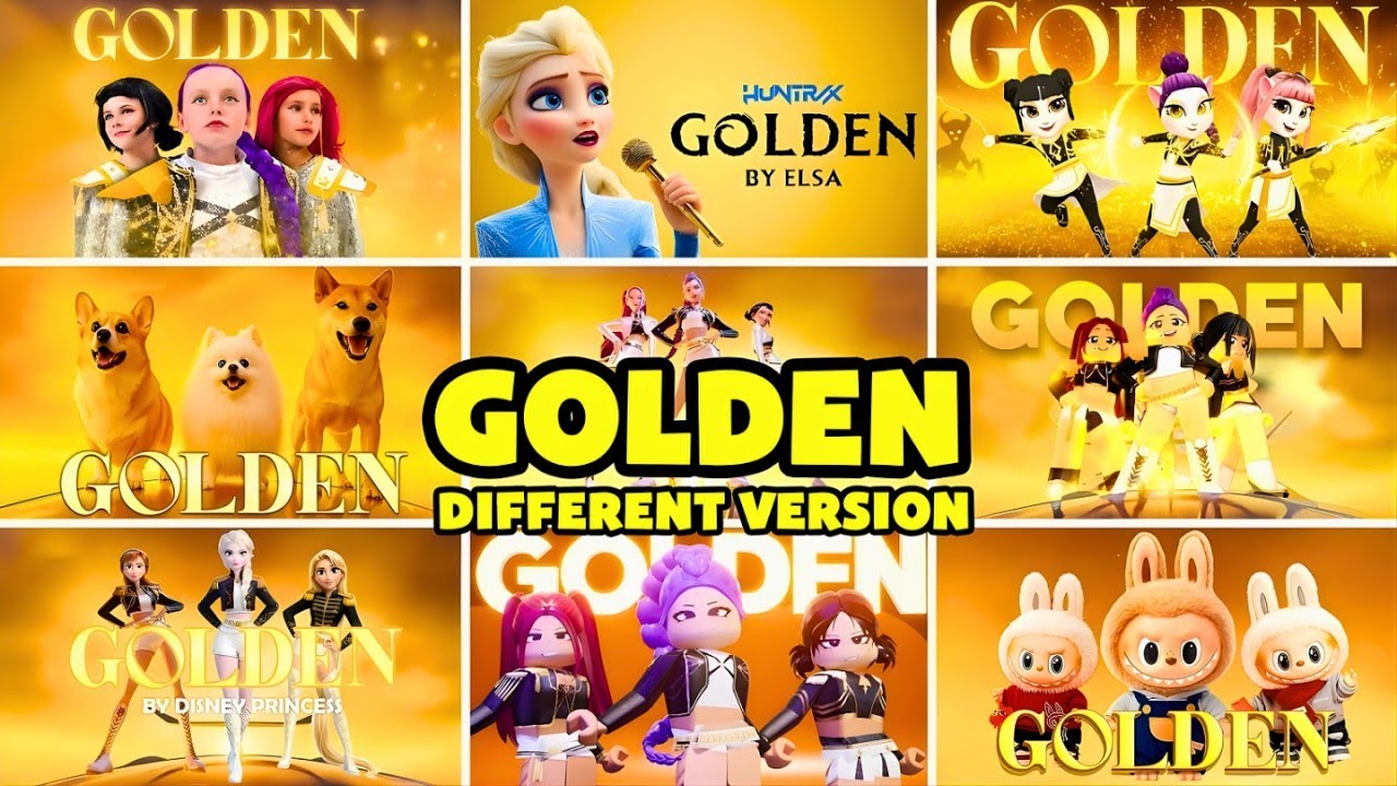 Song 'GOLDEN' Huntr/x Through Different Versions ~ Guess The Song Golden KPOP DEMON HUNTERS !