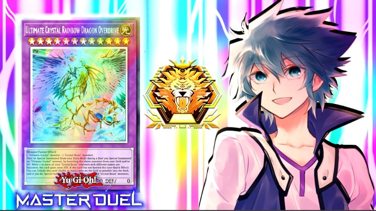 Master 1 Crystal Beast Deck! Yu-Gi-Oh! Master Duel Season 34 🔥