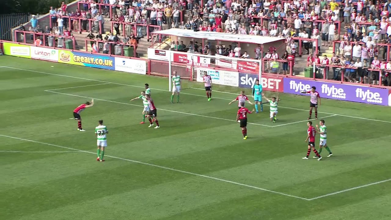 EXETER CITY V YEOVIL TOWN HIGHLIGHTS
