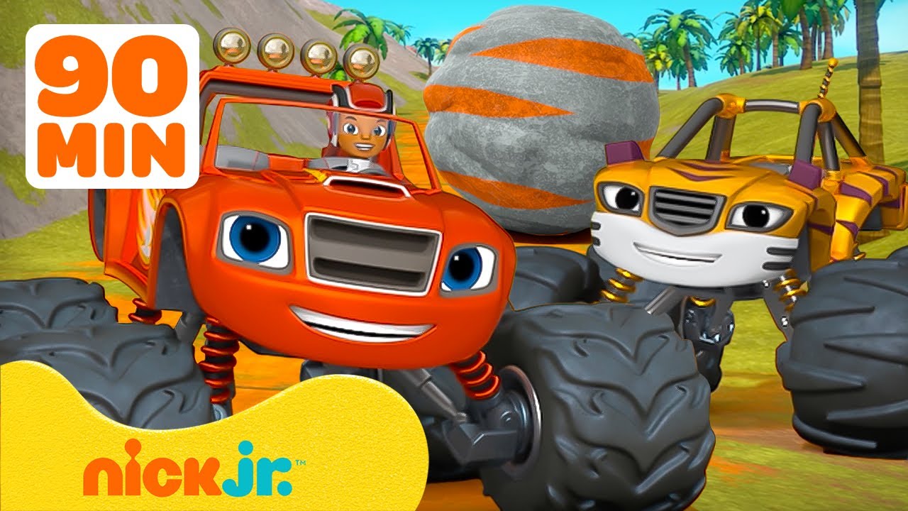Blaze i mega maszyny | Supertransformacje i misje ratunkowe! Z Stripes | Nick Jr. Polska