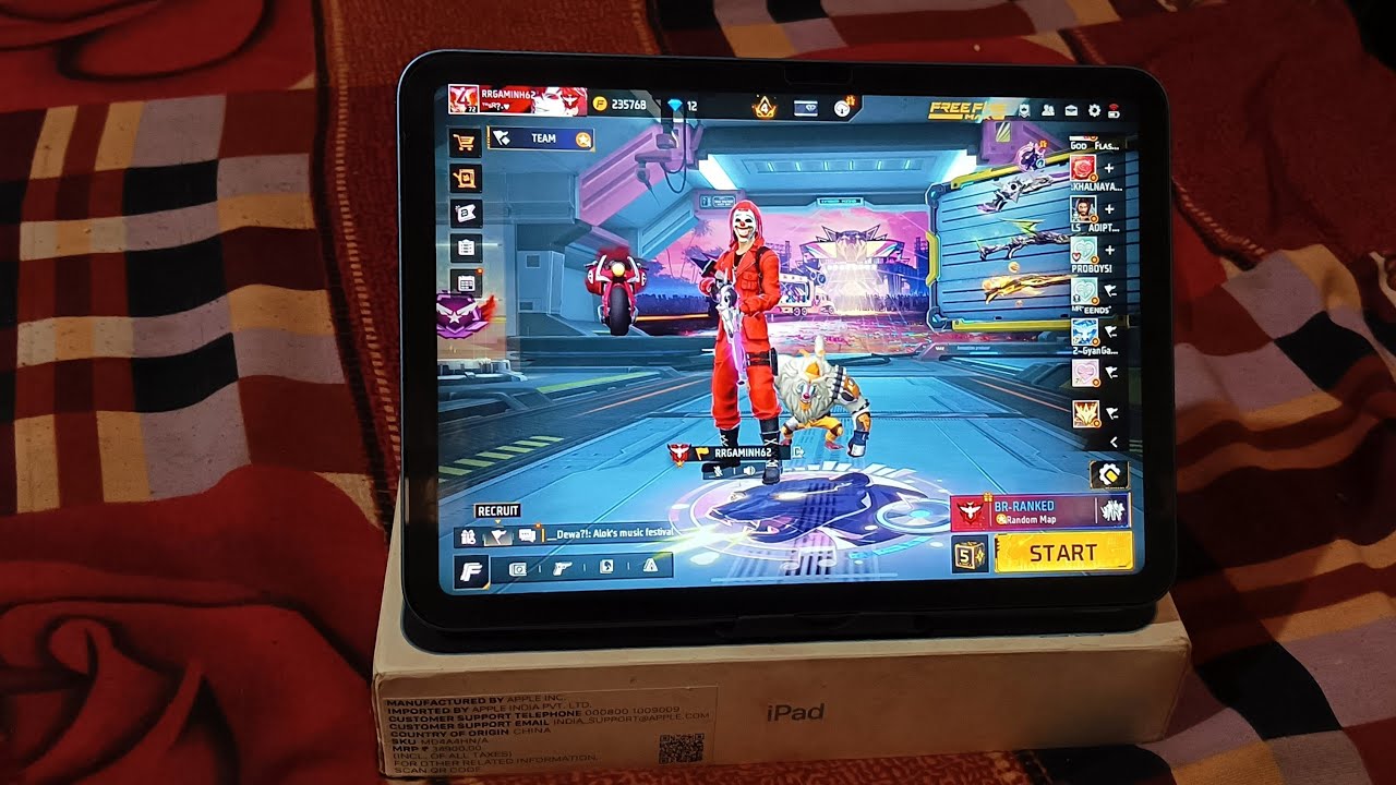 free fire Live iPad 11 Se Kaise game khelte hain hedshot kaise maarte hain# free fire# free fire Max