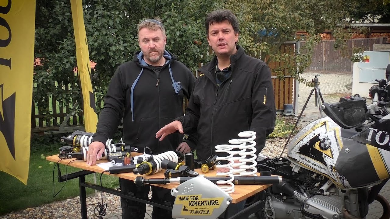 Pořad o tlumičích a nastavení podvozku Touratech Suspension (verze 2)