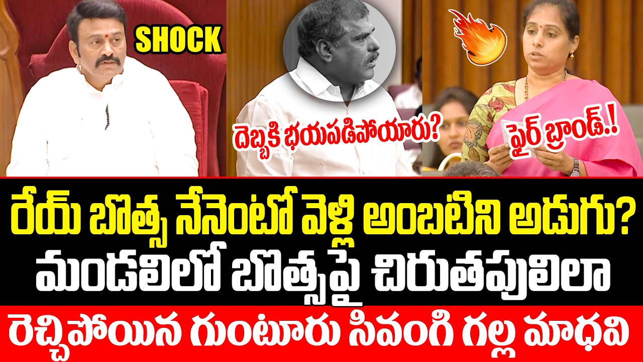 మండలిలో బొత్సపై చిరుతపులిలా రెచ్చిపోయిన గళ్ళా మాధవి | Galla Madhavi Strong Counter to Botsa | ISM