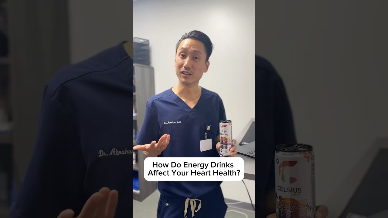 How Energy Drinks Affect Your Heart Health🫀With Cardiologist Dr. Abraham Lee